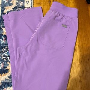 Purple Fig Scrub Pants